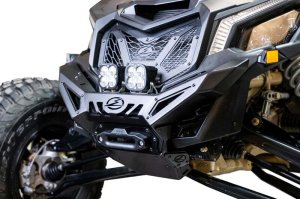 Can-Am X3 Maverick Front Bumper - Elektric Off Road - Volt Series Winch - Satin Black - `17-`24